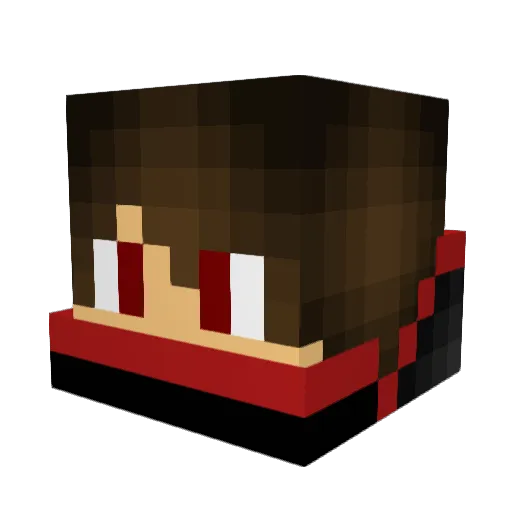 Achilis_SR_ Minecraft avatar head, 3D render