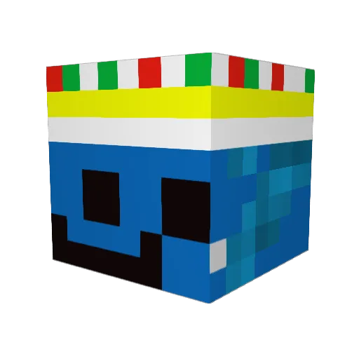 Achilleas1904 Minecraft avatar head, 3D render