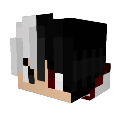Achilles_GX Minecraft avatar head, 3D render