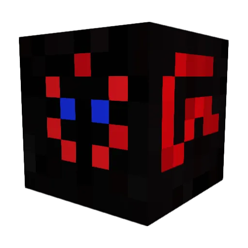 Achlyx Minecraft avatar head, 3D render