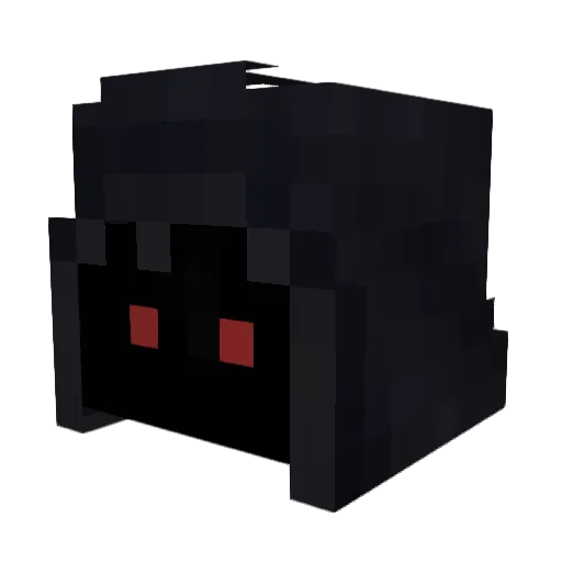Achnazg Minecraft avatar head, 3D render