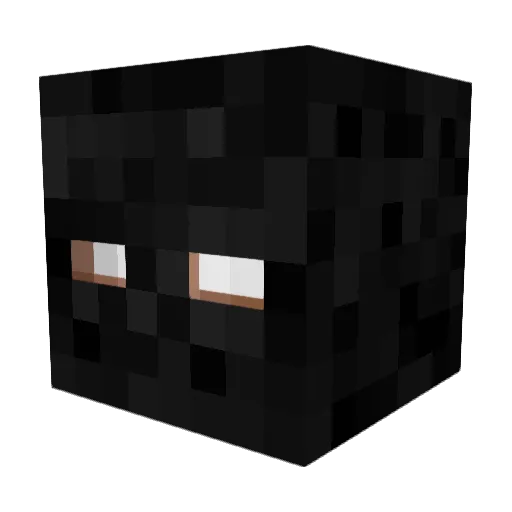 Achxlles Minecraft avatar head, 3D render