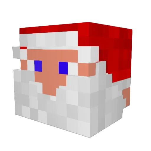 Achzi Minecraft avatar head, 3D render