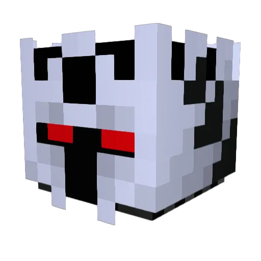 Acid030 Minecraft avatar head, 3D render