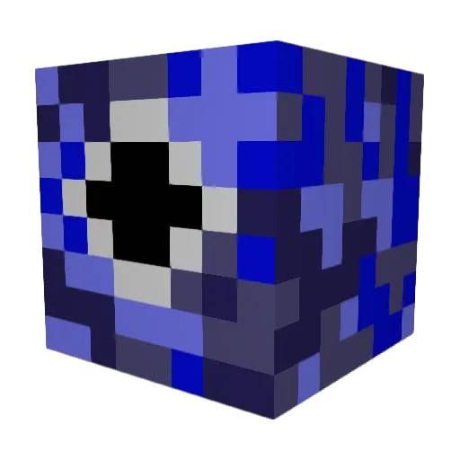 AcidDolphin9700 Minecraft avatar head, 3D render