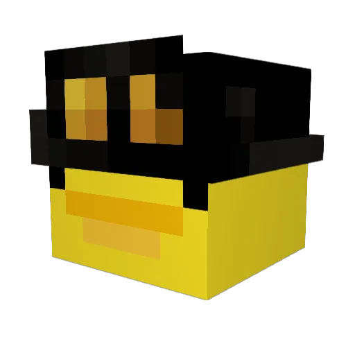 Acid_Buster Minecraft avatar head, 3D render