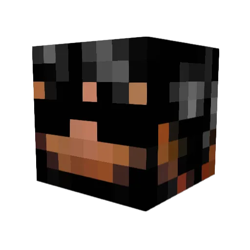 Acid_Marxist Minecraft avatar head, 3D render