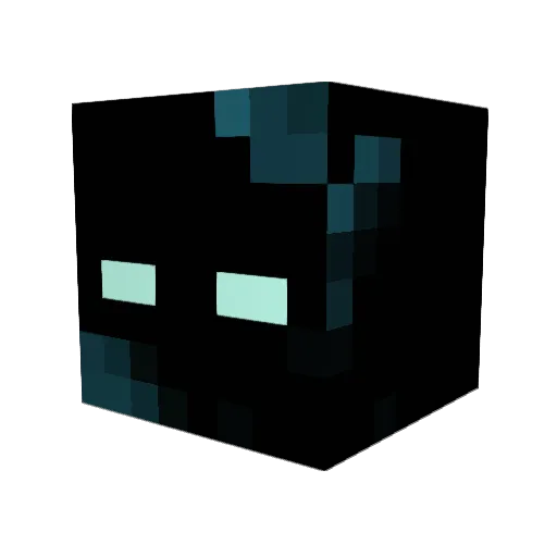 Acidgator Minecraft avatar head, 3D render