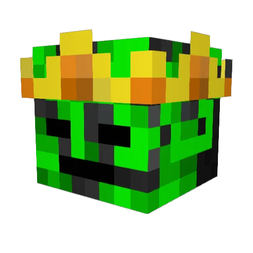 Acidic_09 Minecraft avatar head, 3D render
