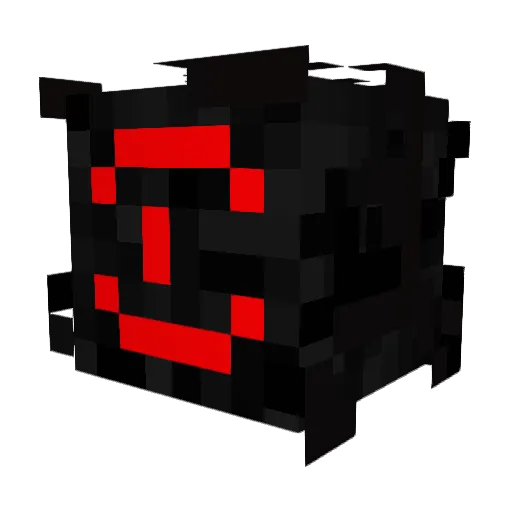 Acidnoxious Minecraft avatar head, 3D render