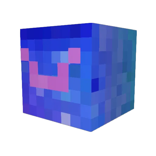 Acidpdgy Minecraft avatar head, 3D render