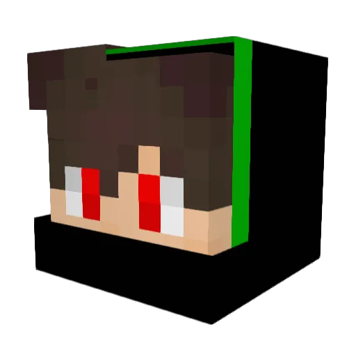 Acim_24 Minecraft avatar head, 3D render