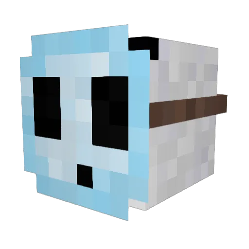 Acke70 Minecraft avatar head, 3D render