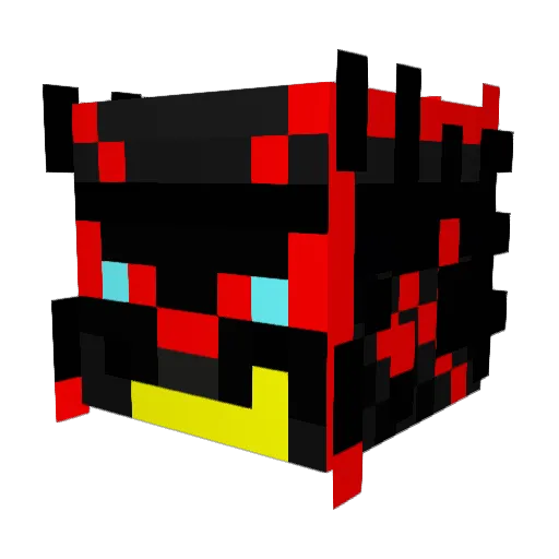 Ackerm5n Minecraft avatar head, 3D render