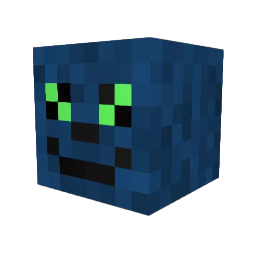 Acklord Minecraft avatar head, 3D render