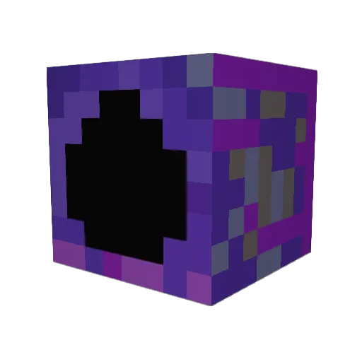 AcmCoro Minecraft avatar head, 3D render