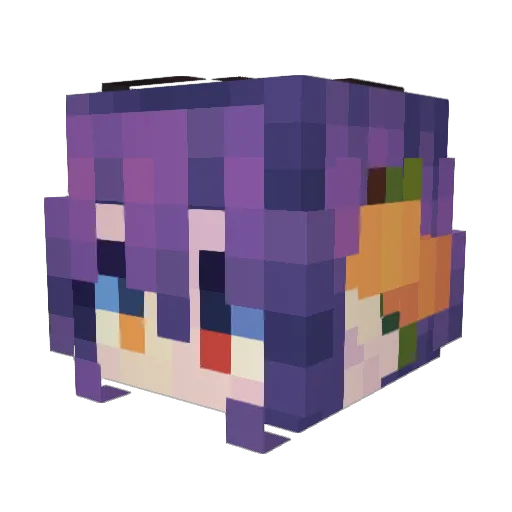 Acmyus Minecraft avatar head, 3D render