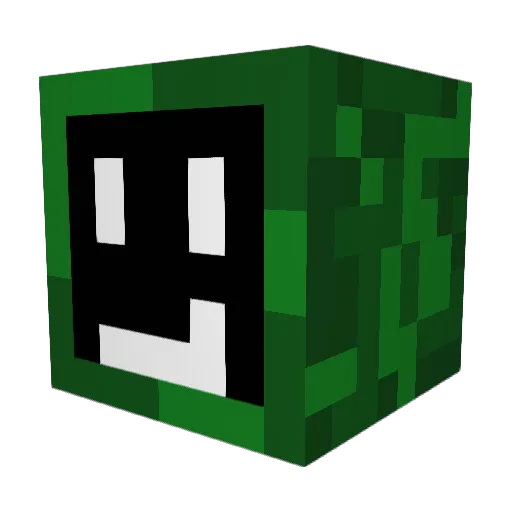 Acn_Rogue Minecraft avatar head, 3D render