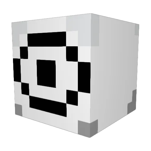 Aco100 Minecraft avatar head, 3D render