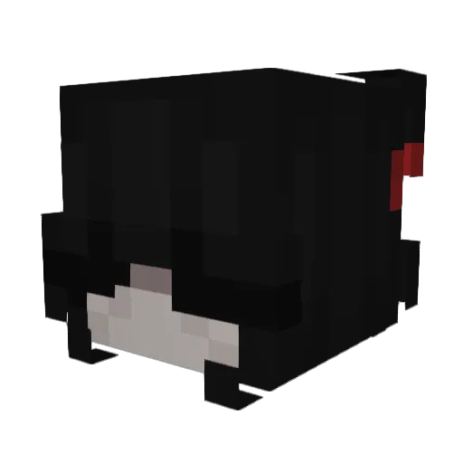 Acoalt Minecraft avatar head, 3D render