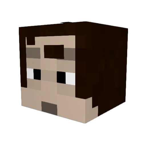 Acolyte_Leon Minecraft avatar head, 3D render