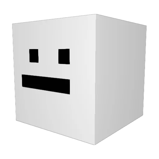 Acookie304YT Minecraft avatar head, 3D render