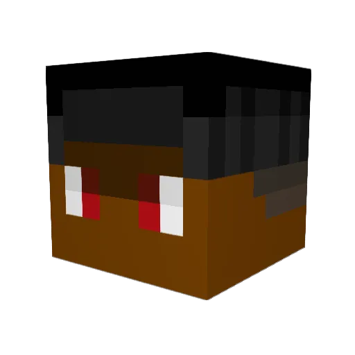 Acorn_gulkWF Minecraft avatar head, 3D render
