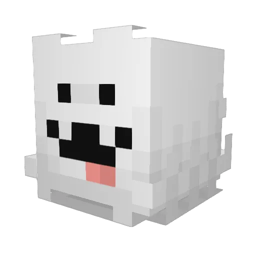 AcousticGuitard Minecraft avatar head, 3D render