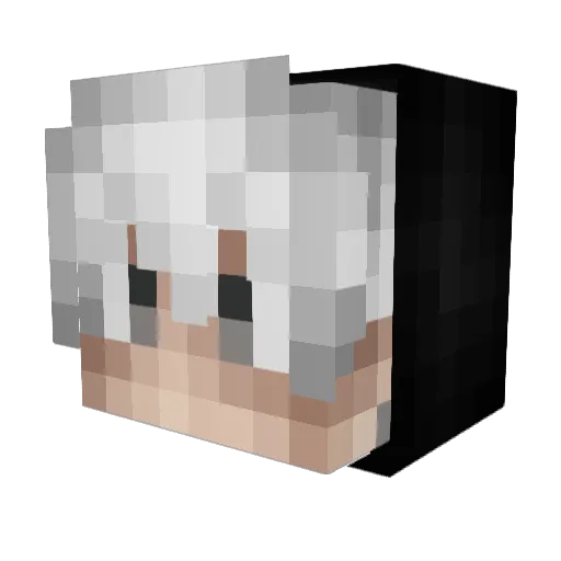 Acraze Minecraft avatar head, 3D render