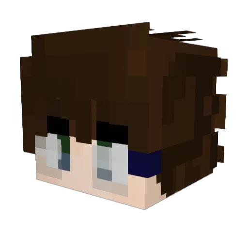 Acrimony7 Minecraft avatar head, 3D render