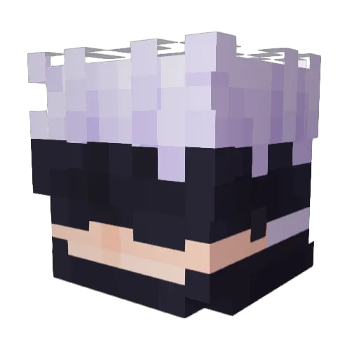 Acrobat_O Minecraft avatar head, 3D render