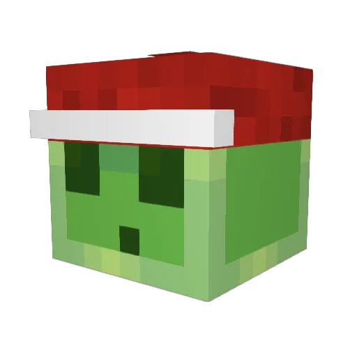 AcrosiJi Minecraft avatar head, 3D render