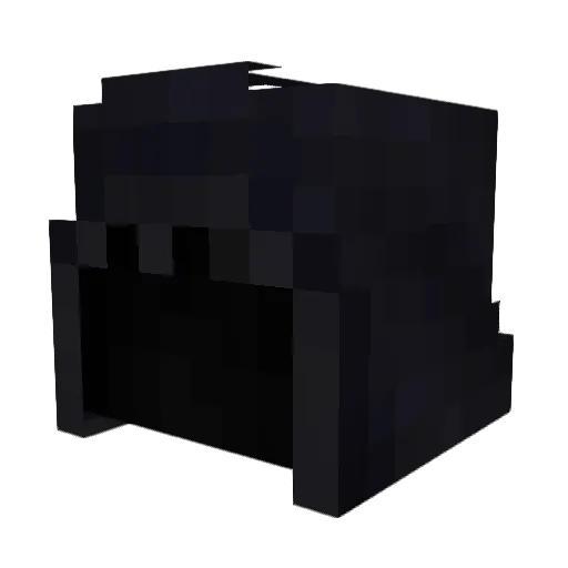 Acrux23 Minecraft avatar head, 3D render