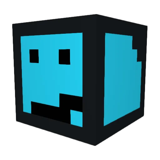 Acs196 Minecraft avatar head, 3D render