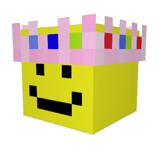 ActionJaxonD Minecraft avatar head, 3D render