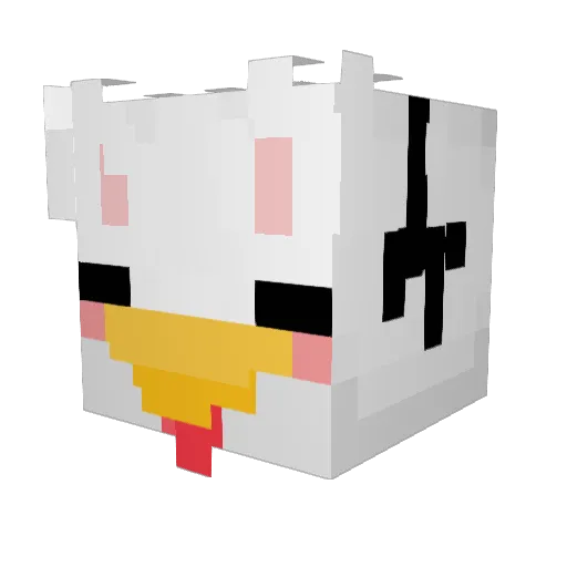 ActivAssault203 Minecraft avatar head, 3D render