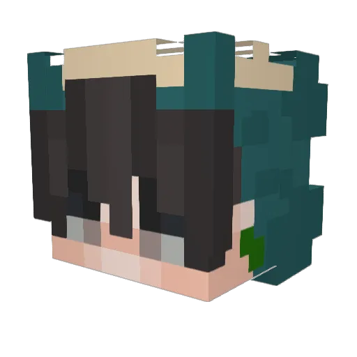 Activition129 Minecraft avatar head, 3D render