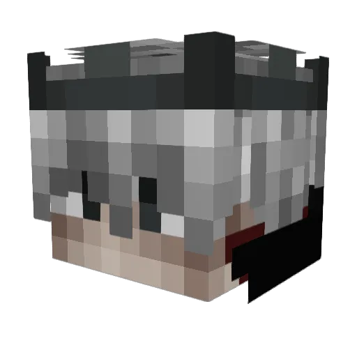 Activity Minecraft avatar head, 3D render