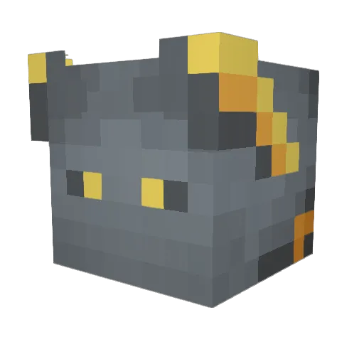 ActualCentar Minecraft avatar head, 3D render