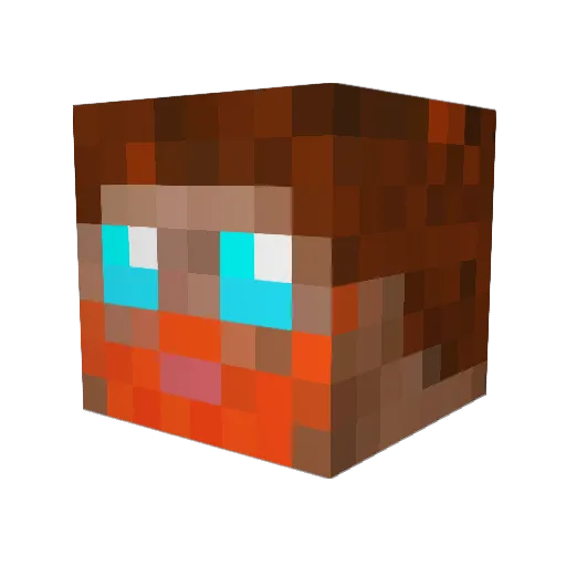 ActualHempKnight Minecraft avatar head, 3D render