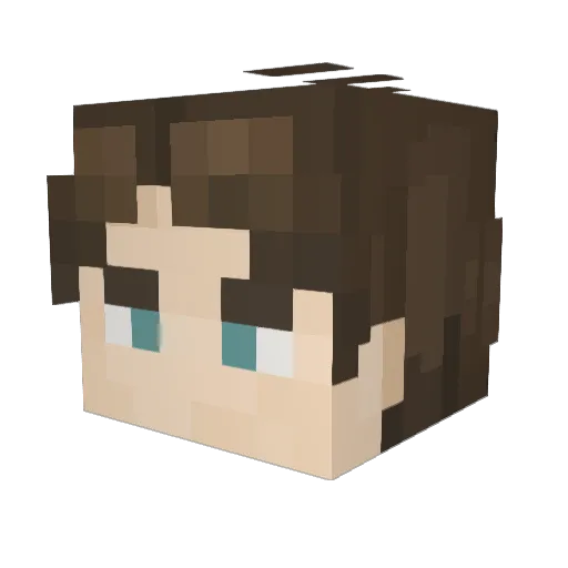 ActualRune Minecraft avatar head, 3D render