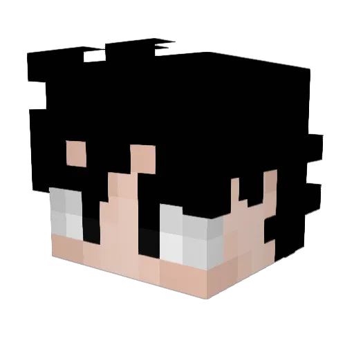 ActuallyCd Minecraft avatar head, 3D render