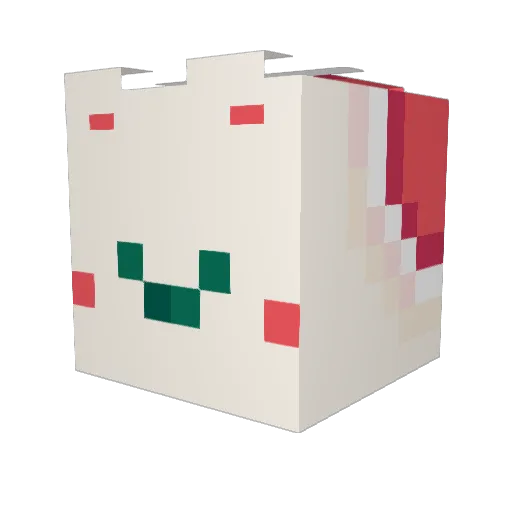 Acu123 Minecraft avatar head, 3D render