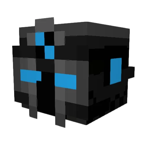 AcyclicTiger32 Minecraft avatar head, 3D render