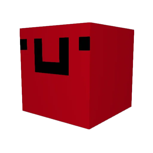 Ad1x_00 Minecraft avatar head, 3D render