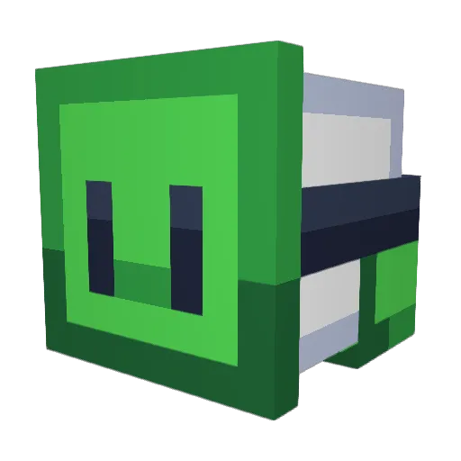 Ad1zzz Minecraft avatar head, 3D render
