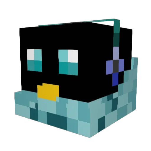 Ad4mR0ss Minecraft avatar head, 3D render