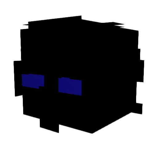 Ad4mX2115 Minecraft avatar head, 3D render