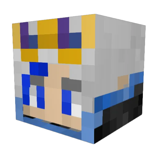 AdAstra___ Minecraft avatar head, 3D render