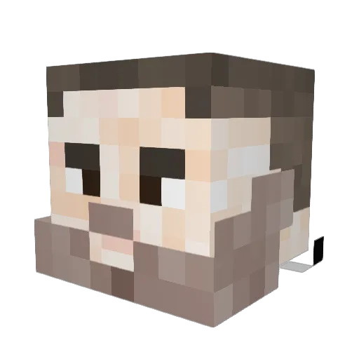 AdOrientem1962 Minecraft avatar head, 3D render